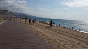 Barcelona Beach Before Costa Brava